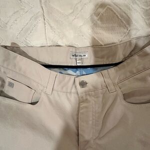 Men's Beige Peter Millar pants